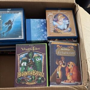 Disney Blu-ray and DVD Set - Blue and Gold Covers